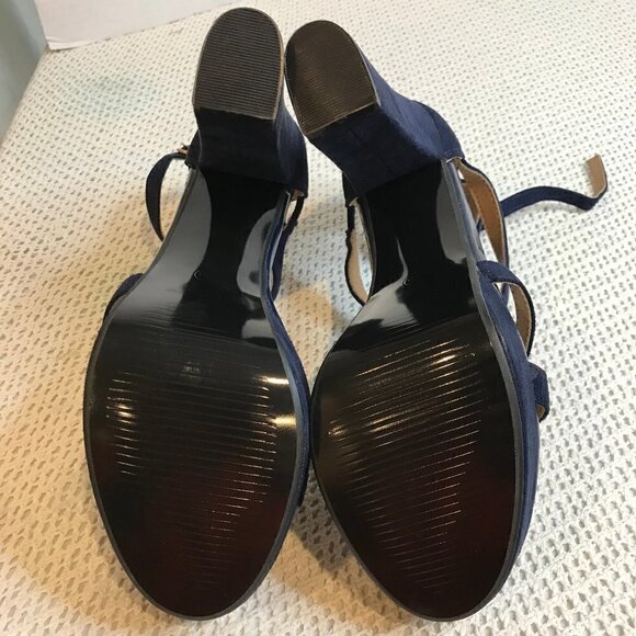 Idifu Women's Chunky High Heel Sandal Strappy Open Toe Ankle Strap Size 6.5 NEW - Picture 5 of 6